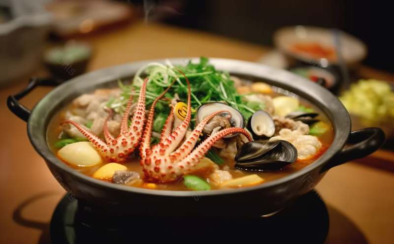 特色菜章鱼鱼肉贝壳海鲜炖菜海产品饮食摄影图,高清,摄影图,摄影图片,图片大全,摄影图免费下载